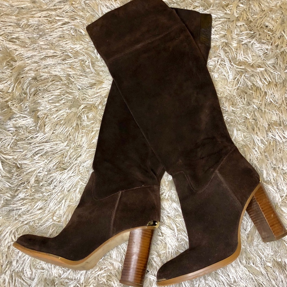 Michael Kors Genuine suede over the knee boots